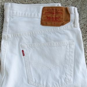 Levi's 501 Jeans White Great Condition 34x32